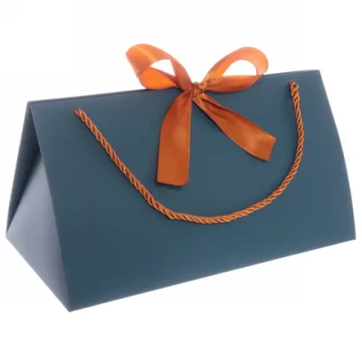 Пакет подарочный «Бант» 15.5*27*14 см, микс