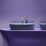 Раковина Ceramica Nova Element 60 см CN6049MHL серо-голубая