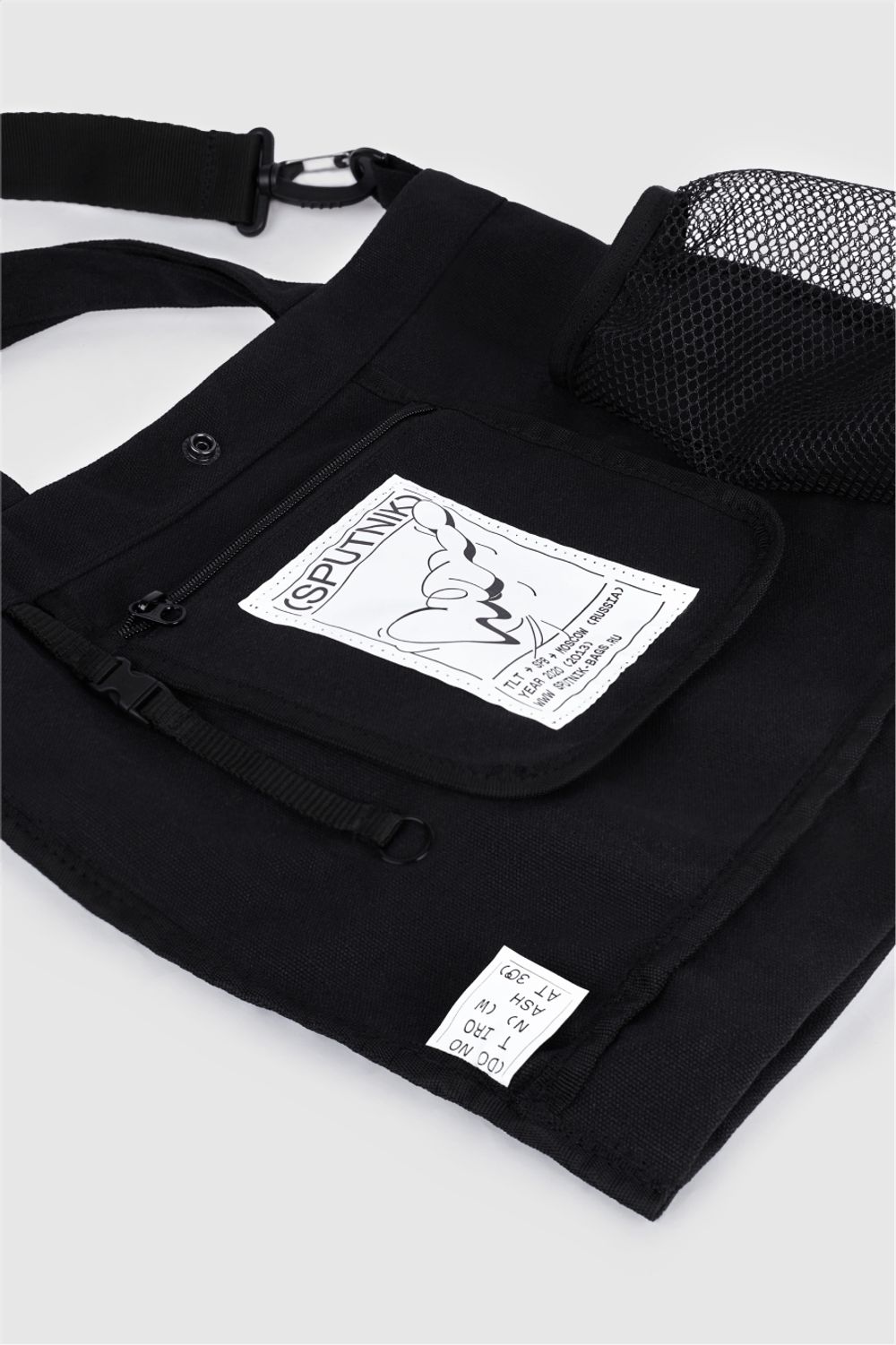 Шоппер Sputnik Bags Тоут STERLING Черный