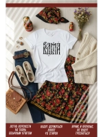 Термонаклейка на одежду, термопринт Ведьма в черном