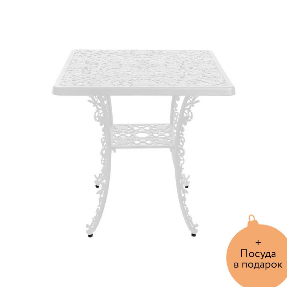 Стол Aluminium Square White 18683 BIA