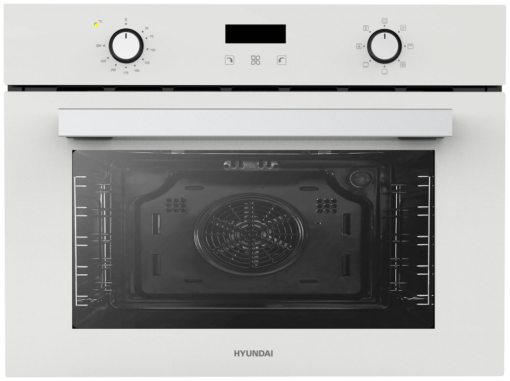 Духовой шкаф Hyundai HEO 64512 WG стекло белое