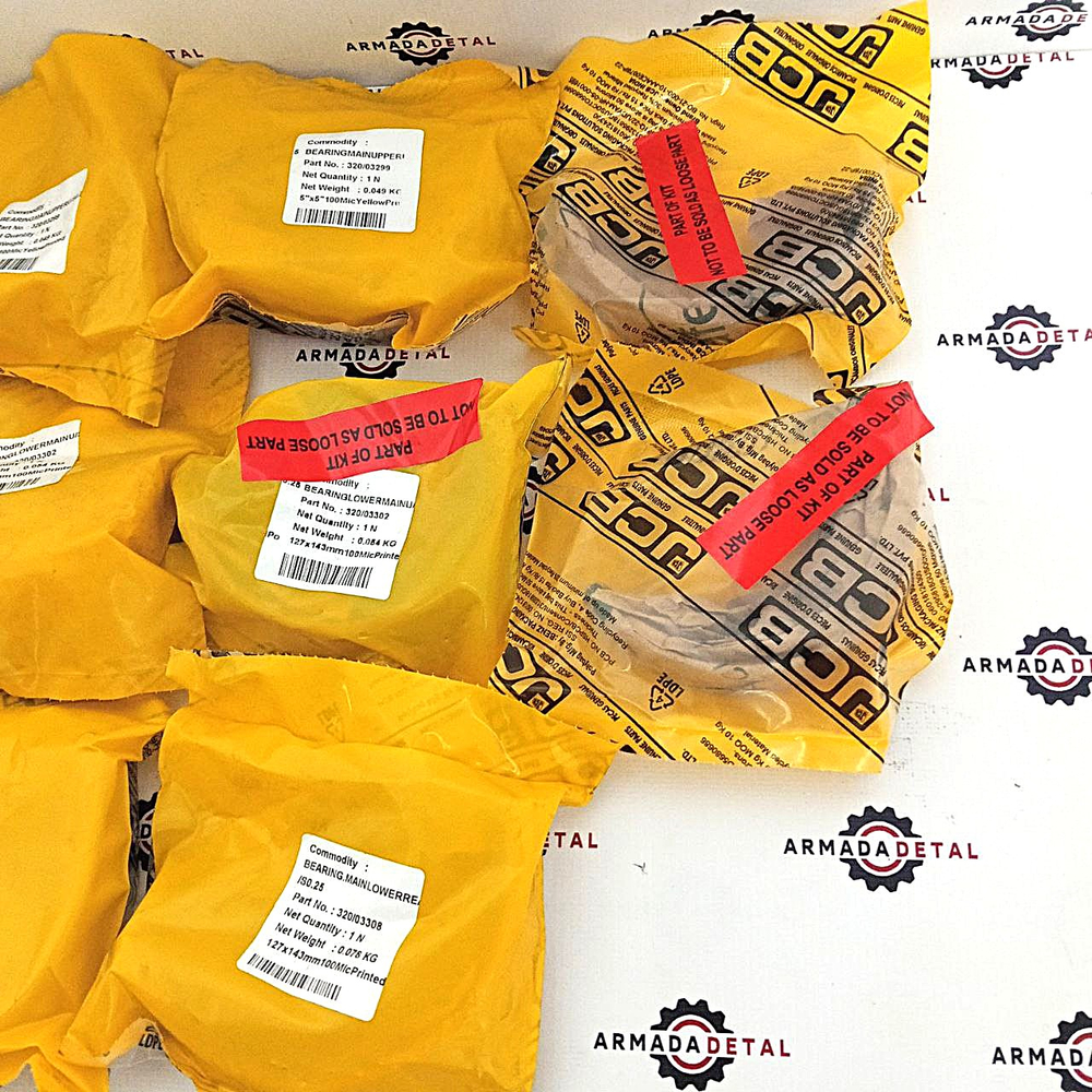 Комплект вкладышей коренных (0,25 мм) | 320/09474, 320/09254, 320/09336 | JCB