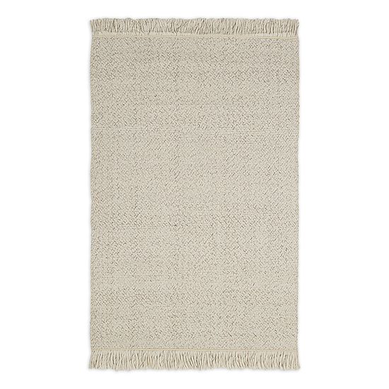 Ковер из переработанного пластика бежевого цвета из коллекции ethnic, 120х180 см