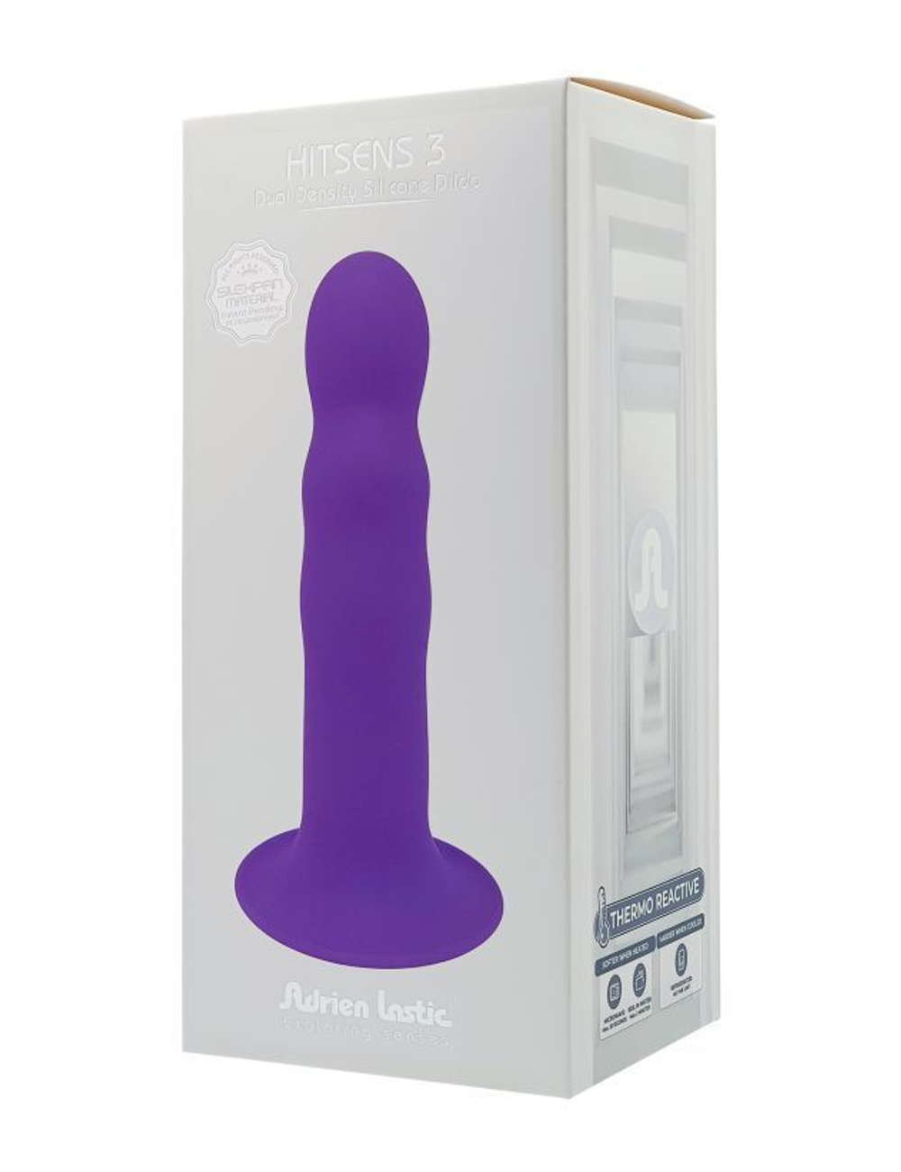 Фаллоимитатор Adrien Lastic Hitsens 3, двойная плотность, 17,7 см