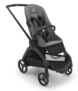 Прогулочная коляска Bugaboo Dragonfly base без капюшона Black/Grey Melange