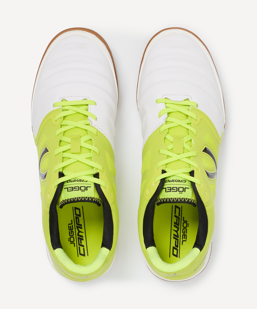 Бутсы зальные JÖGEL CAMPO 2.0, салатовый/белый