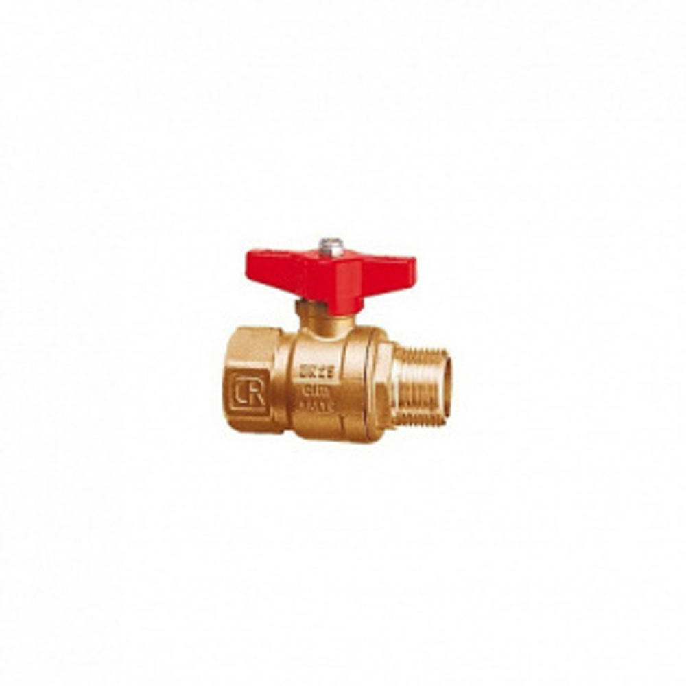 Кран шаровой 301/12CR 1.1/2" серии Т12 корроз. латунь полнопроходной PN32 BН бабочка