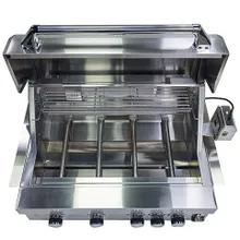 Встраиваемый газовый гриль Brennex BG025, 5 горелок, вертел