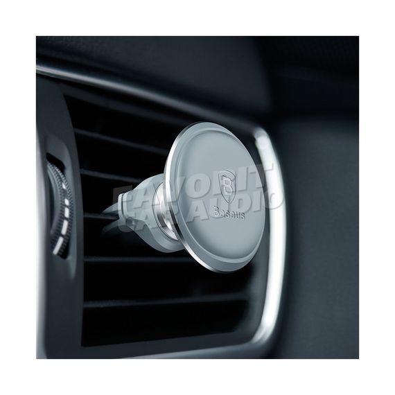 Держатель Baseus, SUGX-A0S воздуховод магнит серебряный