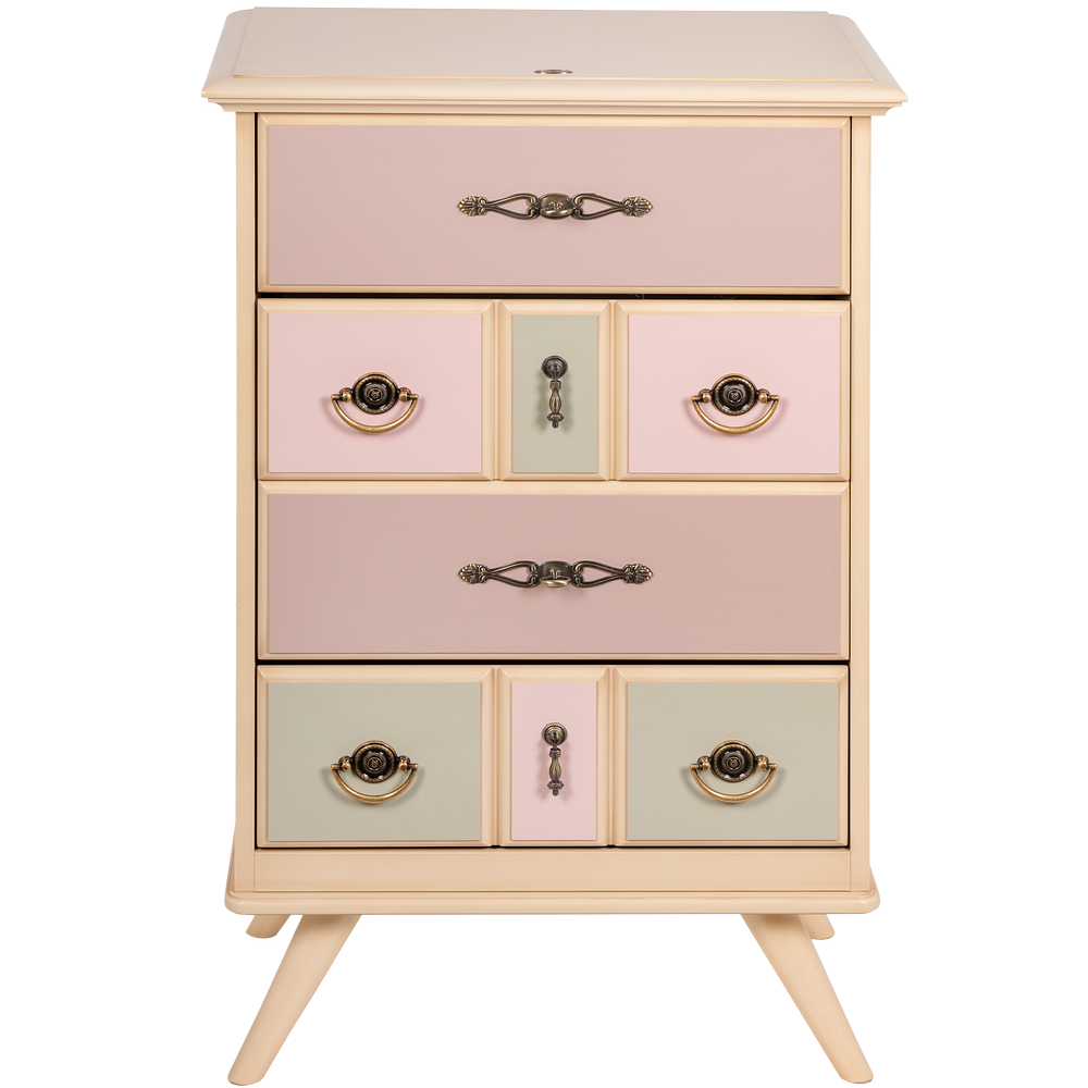 Комод Пандора - 1 с 4 ящиками Айвори Акварель