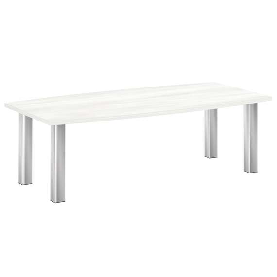 Yalta Стол переговорный M-LT.SP-2 Снежная Патина/Нержавеющая Сталь 2400*1200*750