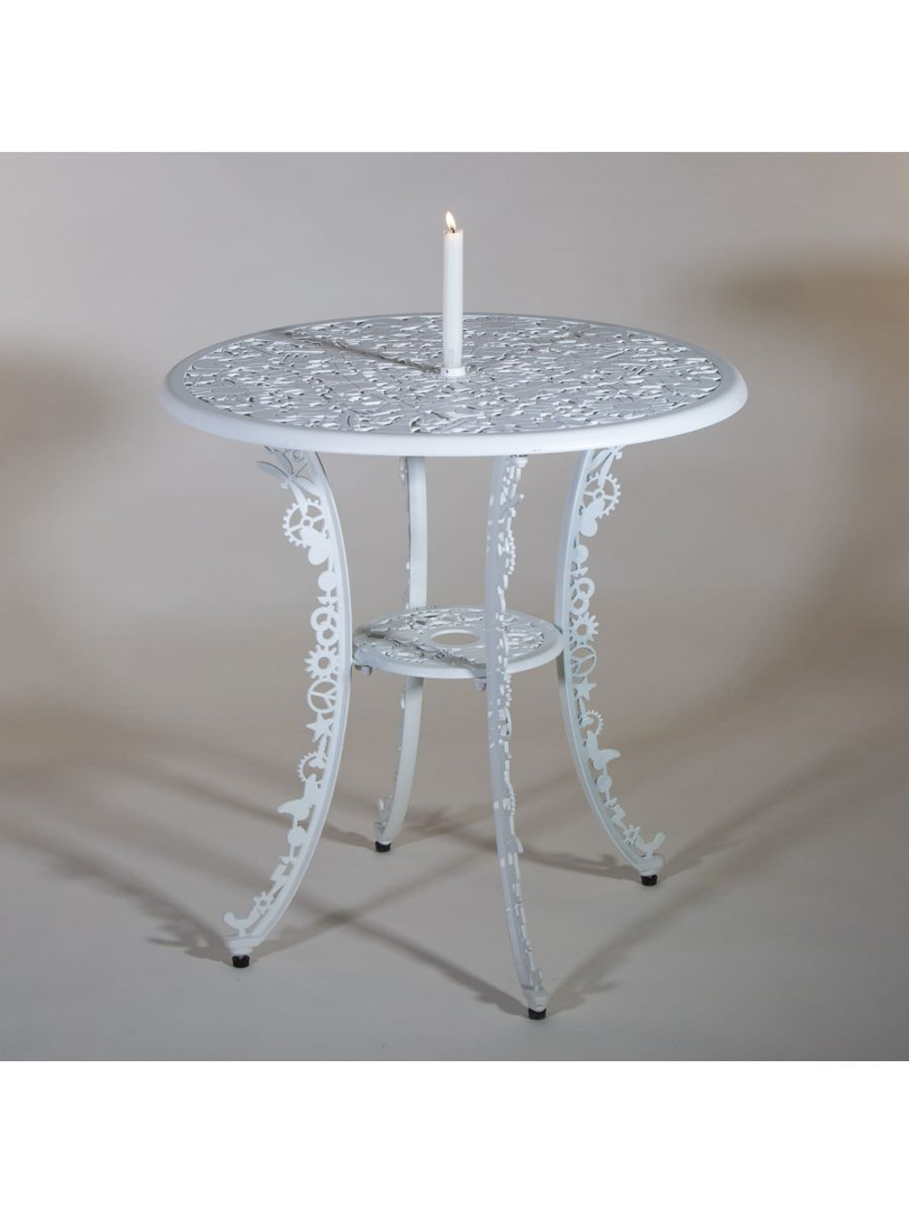 Обеденный стол Aluminium White