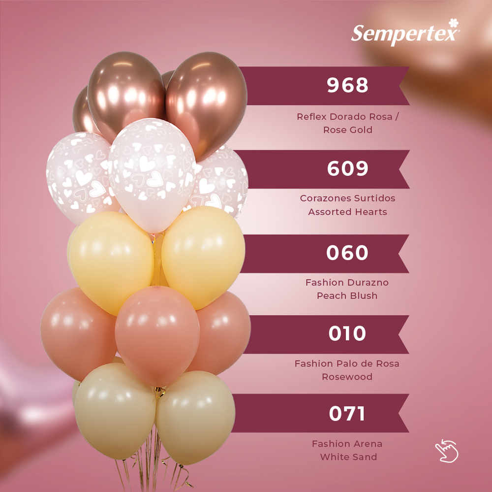 Шар 12" Персик, Пастель / Peach Blush 060 Sp