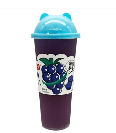 Фруктовый напиток  Виноград с кусочками желе .  Китай