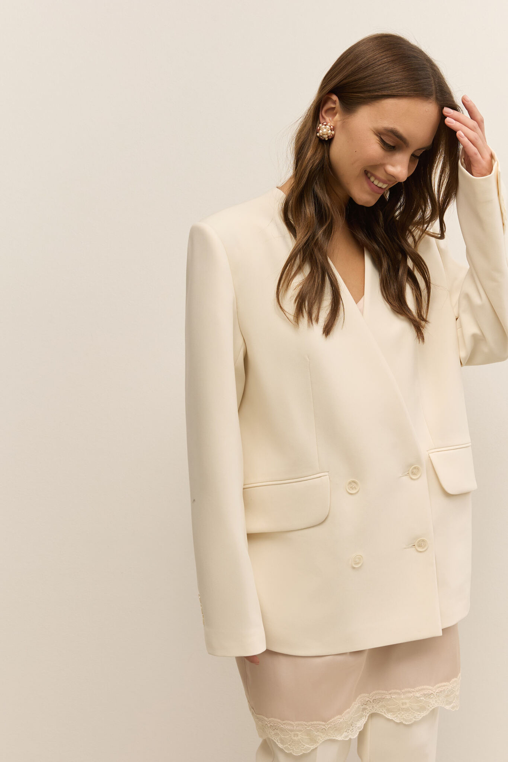 Жакет без ворота