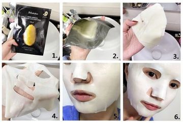 Уникальная тканевая маска JMsolution Water Luminous Golden Cocoon Mask.