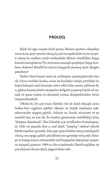 Havel. Bir həyatın hekayəti