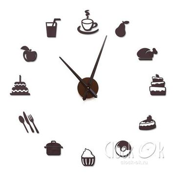 Настенные 3D часы "Общепит"