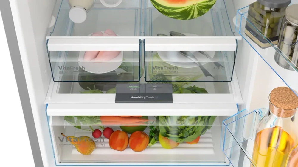 Двухкамерный холодильник Bosch KGN55VL21U