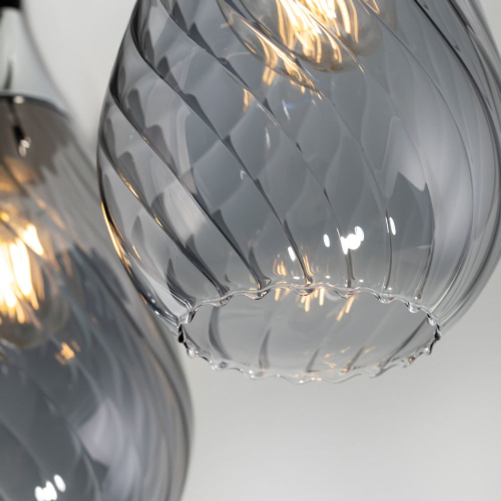 Светильник подвесной (подвес) Rivoli Lily 9122-203 3 х Е27 40 Вт модерн потолочный | Rivoli