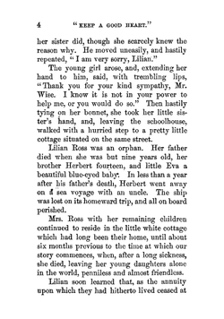 "Keep a good heart". A story for the merry Christmas time | Cousin Carrie