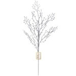 Ветка декоративная «Зимнее древо» 65 см, Серебро