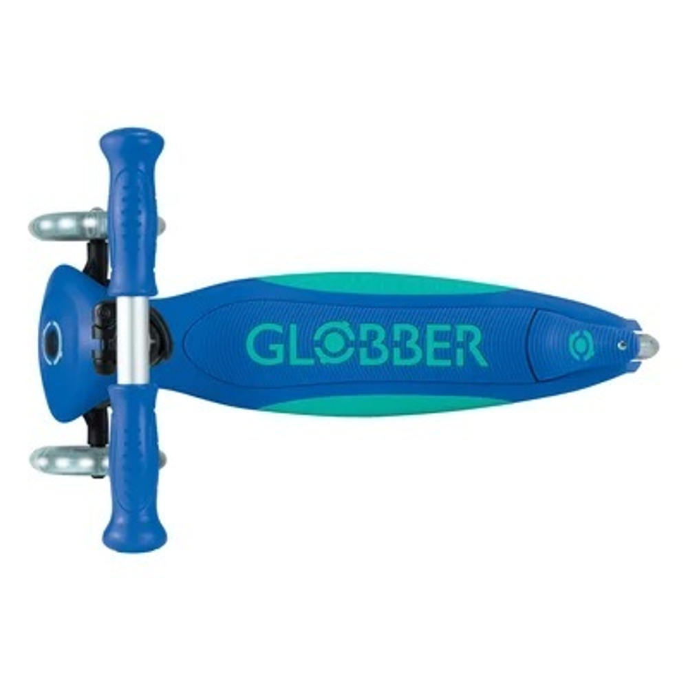 Самокат Globber Primo Foldable Plus Lights V2 синий