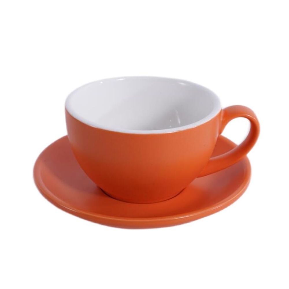 Чайная пара 320 мл оранжевая матовая d 10,7 см h6,4 см Barista (Бариста) P.L. Proff Cuisine [6]