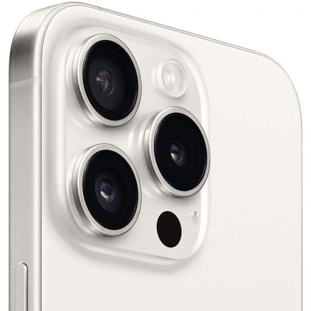 Смартфон Apple A3104 iPhone 15 Pro 128Gb белый титан моноблок 3G 4G 2Sim 6.1" 1179x2556 iOS 17 48Mpi