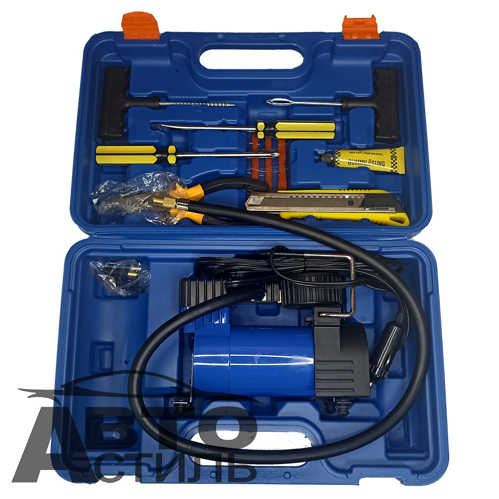 Компрессор МаякАвто АС 575ма в КЕЙСЕ с набором инструментов