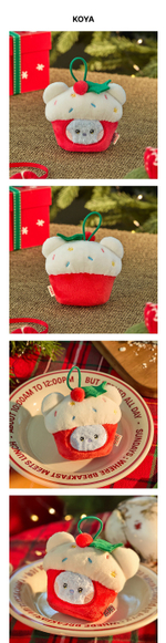 Брелок BT21 - KOYA mini minini ORNAMENT PLUSH KEYRING PETITE HOLIDAY