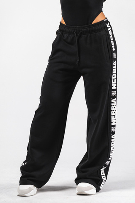Брюки Nebbia Straight Leg Sweatpants URBAN 490 BLACK