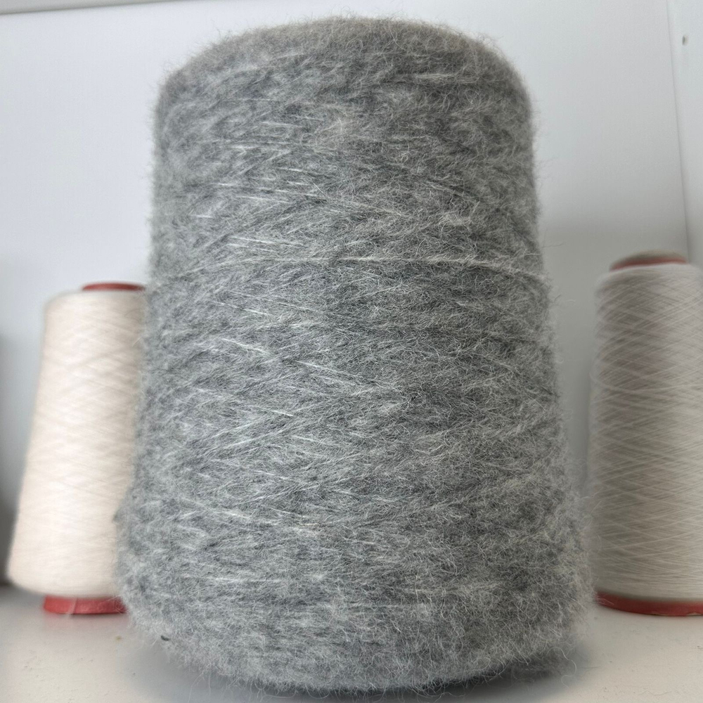 MACHUPICHU - Fashion Mill S.R.L; 37% baby альпака, 36% меринос, 27% п/а; 360м/100гр; цвет: серый меланж