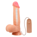 Телесный вибратор с подвижной кожей 21,8см Pretty Love Cass BW-008105ZRG