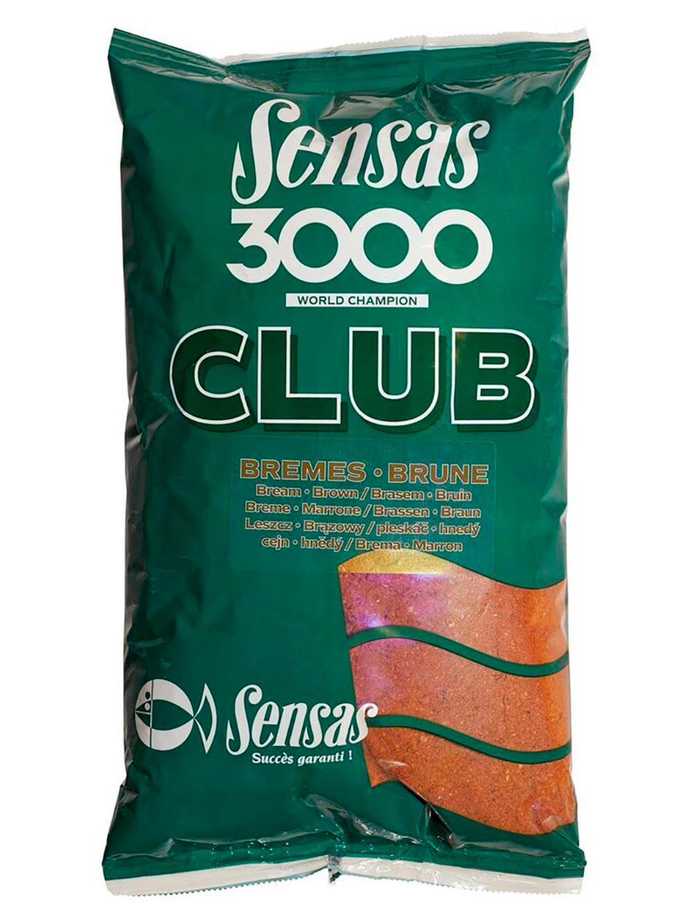 Прикормка Sensas 3000 Club BREMES Brune 1кг
