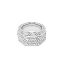 DEXTERA:RING OCT FULL PAVE CRE/RHS 60