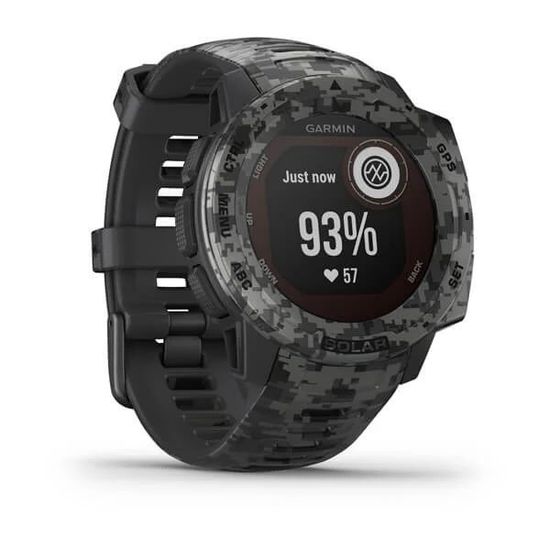 Ударопрочные часы Garmin Instinct Solar - Camo Edition, Graphite Camo 010-02293-05