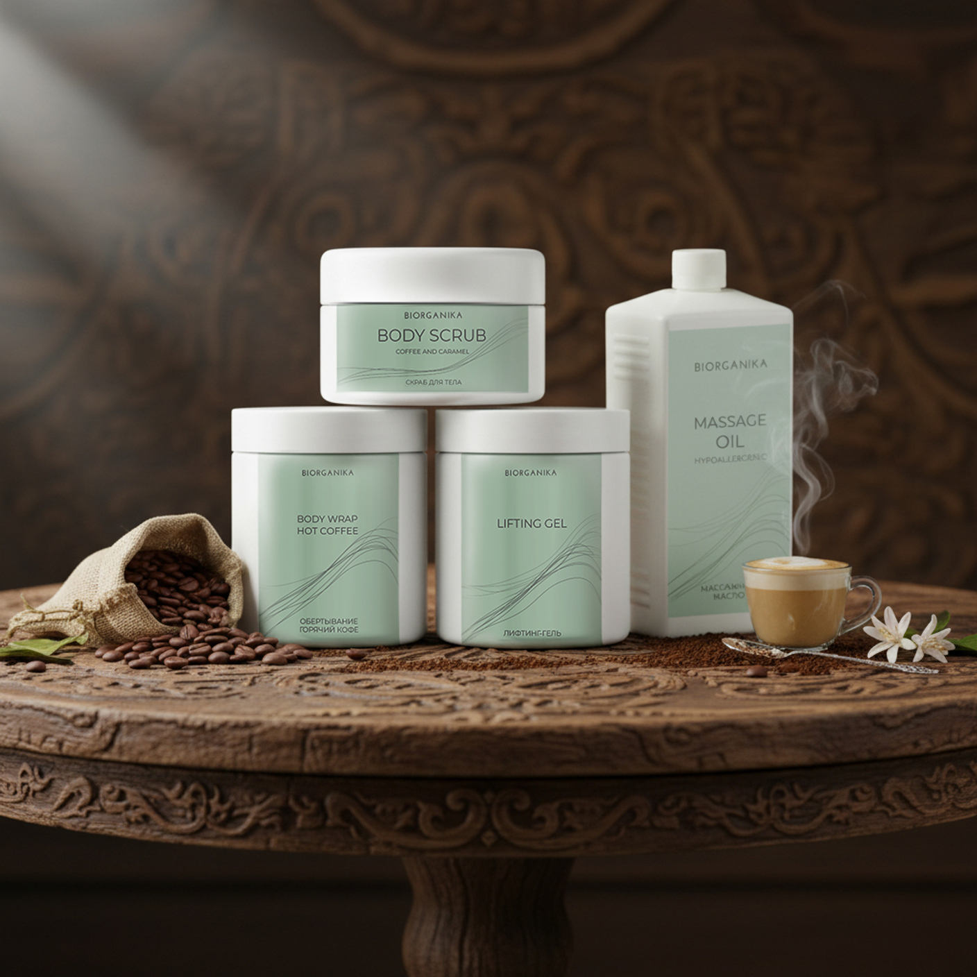 Спа-ритуал Горячий кофе BIORGANIKA: готовая спа-программа для вашего бизнеса