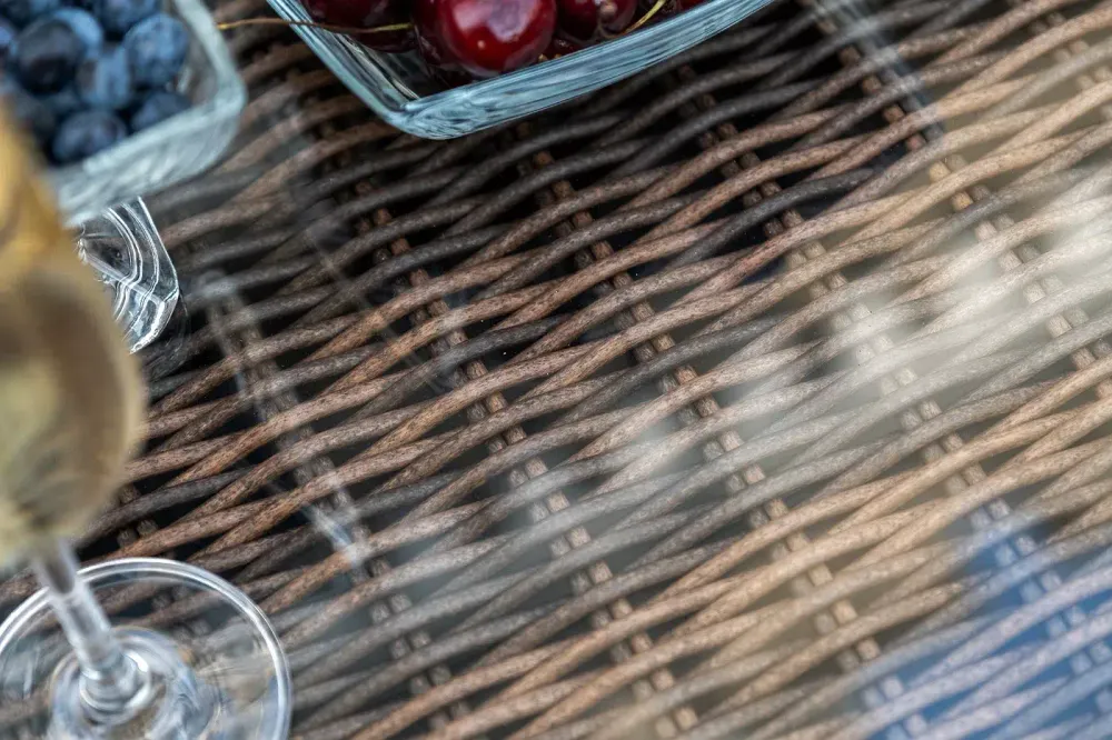 "Капучино" лаунж-зона из искусственного ротанга, цвет коричневый