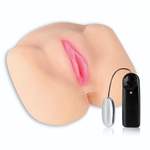 Вибромастурбатор в виде раздвинутых ног Саши Грей (Цвет: телесный)