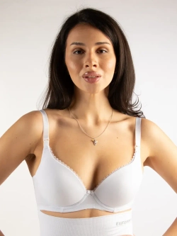 Бюстгальтер для кормления "Элизе" белый