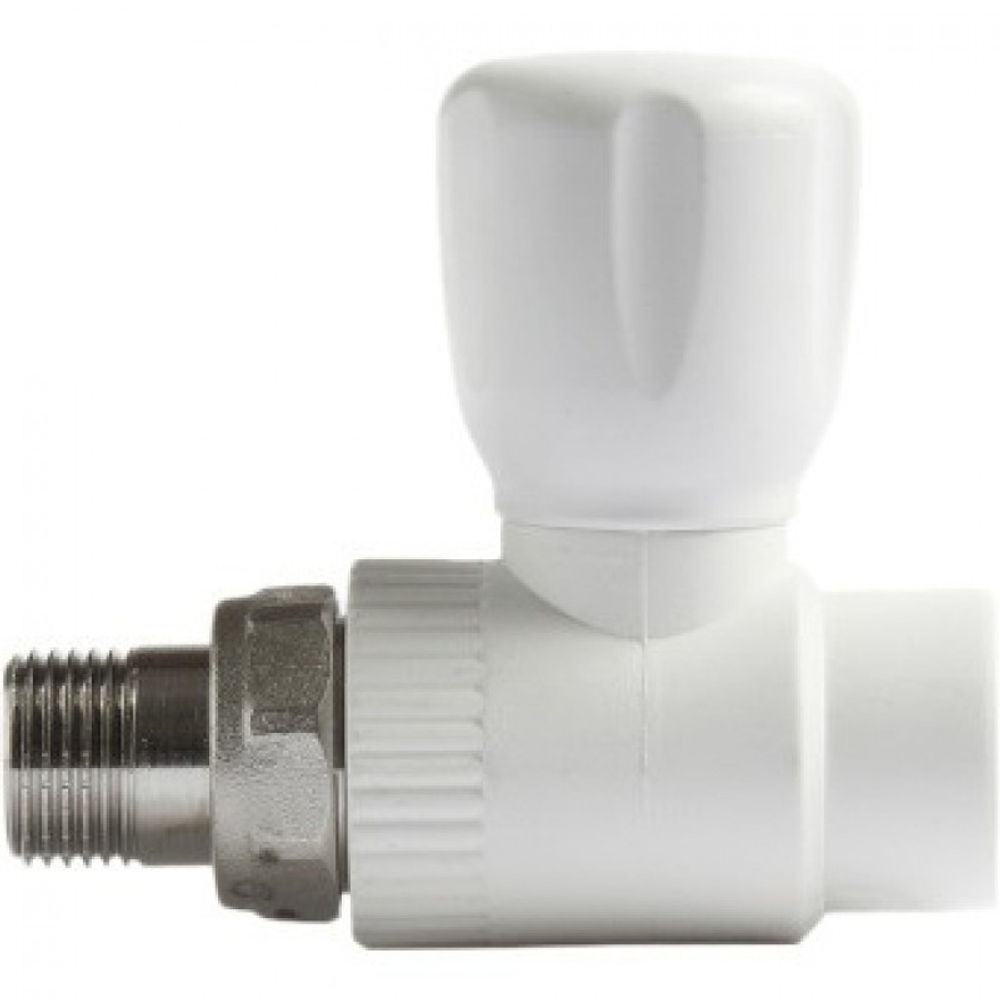 Вентиль ППР для радиатора прямой PP-R 20 х 1/2" НР VALFEX полипропиленовый