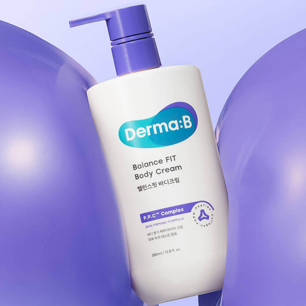Derma:B Повышающий упругость крем для тела с ПДРН и пептидами Balance FIT Body Cream 380мл
