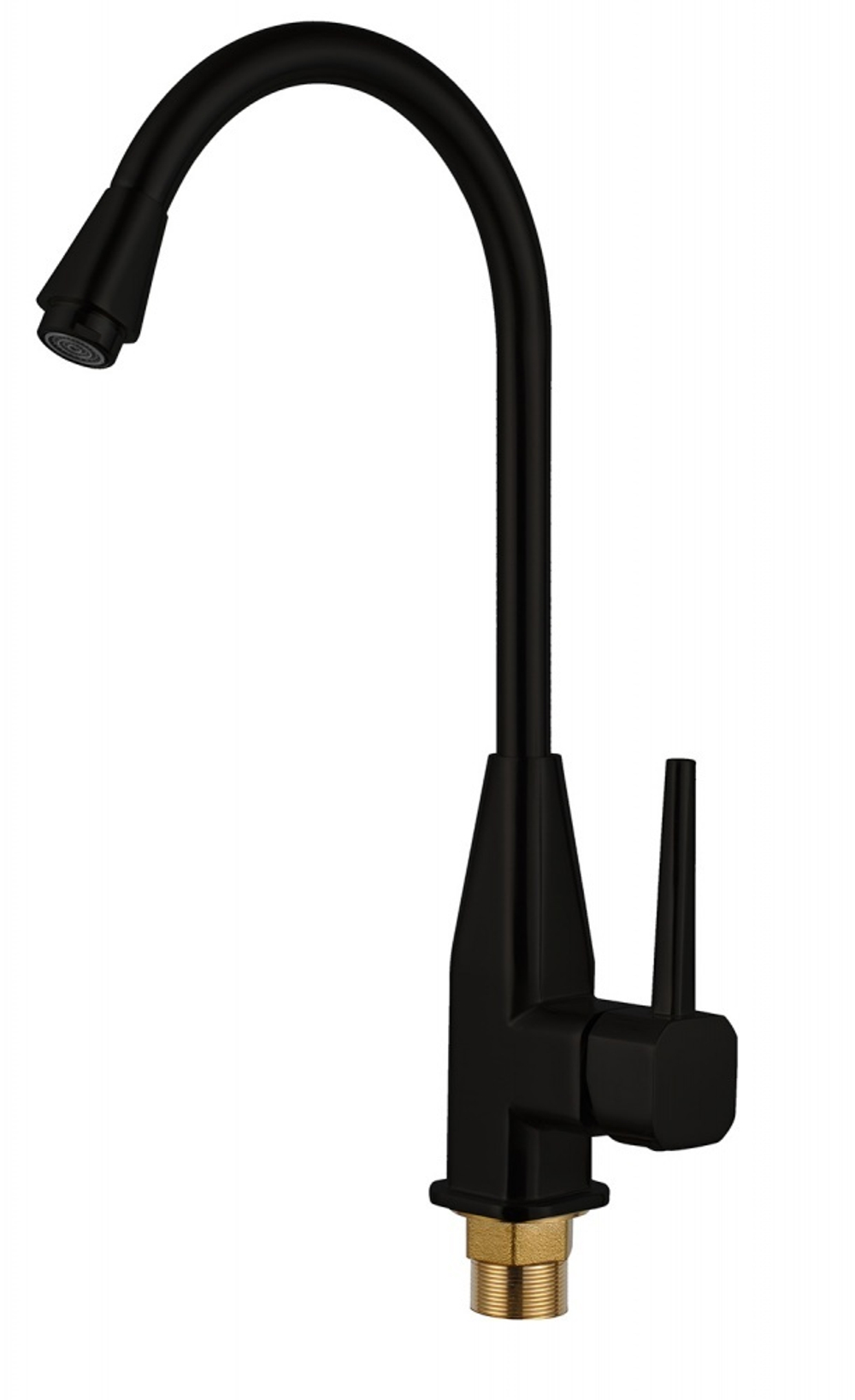 40082-C Смеситель для кухни высокий (ЧЕРНЫЙ) HANSEN  (10/1шт)
