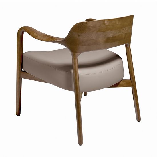 Кресло LC17088 /5082 из экокожи с каркасом из ясеня Испания