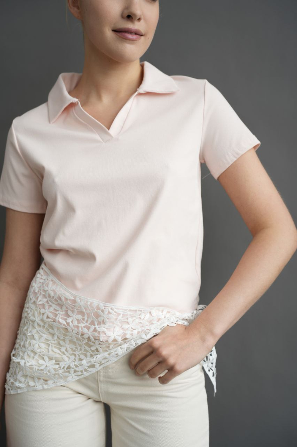 Платок женский кружевной К-25