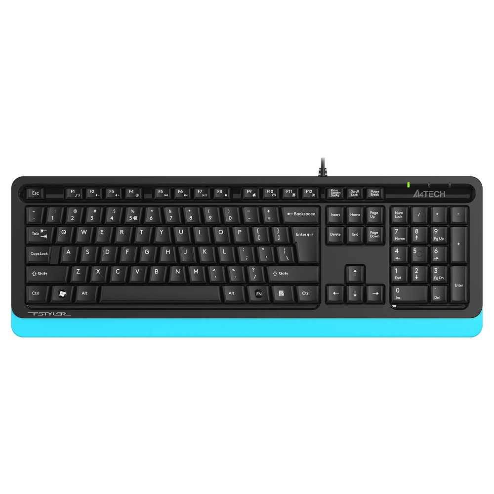 Клавиатура Клавиатура A4Tech Fstyler FKS10 черный / синий USB [1530196]
