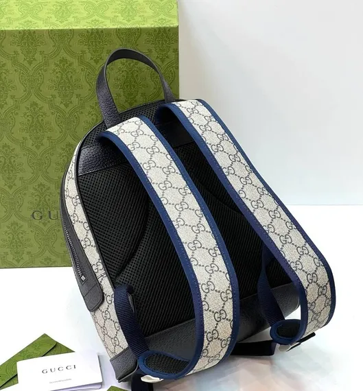 Рюкзак Gucci Ophidia темно-синий/бежевый