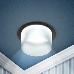 Встраиваемый светильник декоративный ЭРА DK106 BK MR16 GU5.3 черный | Декоративные встраиваемые светильники